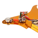1 Set Gold Electric Guitar Pick Guard HH08 with Single Coil Alnico V Pickup P09 for ST Guitar