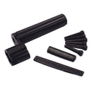 Acoustic Guitar Parts Bridge Pin Peg w/ Puller+Saddle Nut Replacement Black