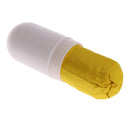 Fashion Yellow 5 Folding MINI Anti-UV Capsule Umbrellas Sun Sunshine Rain Black Adhesive for Women Ladies Parts
