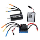 Waterproof 4076 2000KV Brushless Motor+120A ESC +LED Program Card for 1/8 RC Car Truck Model Vehicle Parts High Efficiency New