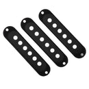 Set/3Pcs Single Coil Pickup Cover for Stratocaster ST SQ Fender Guitar Parts Accessory Black