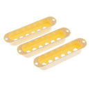 3Pcs/Pack Single Coil Pickup Covers for Fender Strat Guitar Replacement Cream