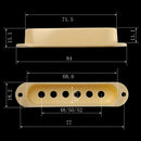 3Pcs/Pack Single Coil Pickup Covers for Fender Strat Guitar Replacement Cream
