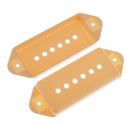2PCS Guitar Pickup Covers P-90 Dog-ear 50/52mm Pole Spacing for Guitar Cream