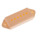 2PCS Guitar Pickup Covers P-90 Dog-ear 50/52mm Pole Spacing for Guitar Cream