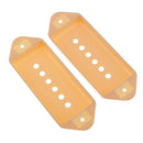 2PCS Guitar Pickup Covers P-90 Dog-ear 50/52mm Pole Spacing for Guitar Cream