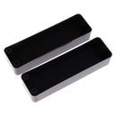2pcs Plastic Sealed Electric Bass Guitar Humbucker Pickup Covers Guitar Parts Accessory