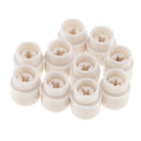 10Pcs Toggle Switch Knobs Tips Cap Button for ST SQ TL Electric Guitar White