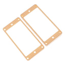 Set of 2 Neck and Bridge Pickup Frame Mounting Rings for LP Guitar Cream