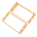 Set of 2 Neck and Bridge Pickup Frame Mounting Rings for LP Guitar Cream