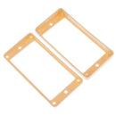 Set of 2 Neck and Bridge Pickup Frame Mounting Rings for LP Guitar Cream