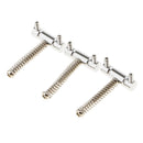 3pcs Silver Bridge Saddles for Fender Tele Guitar Replacement Parts