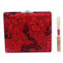 Red Wood Oboe Reed Box Case Hold 6 Pieces Oboe Reed Musical Instrument Parts