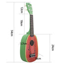 21 Inch Basswood Soprano Ukulele Uke 4 Strings Musical Instrument for Beginners Students Gifts