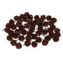50pieces Model Ball Shaped Trees Train Garden Wargame Diorama 1:75 HO OO Scale Red Green