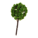50pieces Model Ball Shaped Trees Train Garden Wargame Diorama 1:75 HO OO Scale Light Green