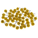 50pieces Model Tree Train Railway Building Street Scenery Scale OO HO Light Yellow