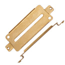 2 Pieces Brass Humbucker Double Coil Pickup Base Plate for Electric Guitar Replacement Parts