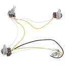 Prewired Guitar Wiring Harness for Jazz Bass Input Copper Sleeve Jack 2V1T1J