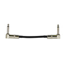 6PCS Guitar Effect Pedal Patch Cable w/ Right Angle for Electric Guitar 15cm