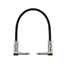 3PCS Guitar Effect Pedal Patch Cables with 1/4 inch Right Angle Plug 30CM