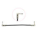 3PCS Guitar Effect Pedal Patch Cables with 1/4 inch Right Angle Plug 30CM