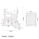 Guitar HSH Pickguard Scratch Protector Back Plate Cover for RG350 Guitar Replacement