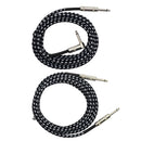 10Feet Electric Guitar Amplifier Cable 6.35mm 1/4'' Right angle to Straight