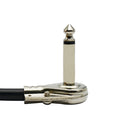 3pcs Guitar Effect Pedal Cable Patch Cable Cord with 1/4'' Right Angle Connector for Guitar Bass