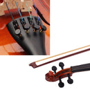 4/4 Full Size Violin Parts Accessories Ebony Tailpiece+Tuning Pegs+Endpin