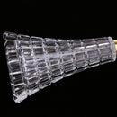 Clear Crystal Elegant Glass Empty Refillable Perfume Bottle with Spray Atomizer 100ML Perfect Gift for your Friends Yellow