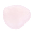 Polished Quartz Crystal Heart Shape Stone Gemstone for Home Decoration Collectable Pink 0.98 x 0.98 x 0.39inch