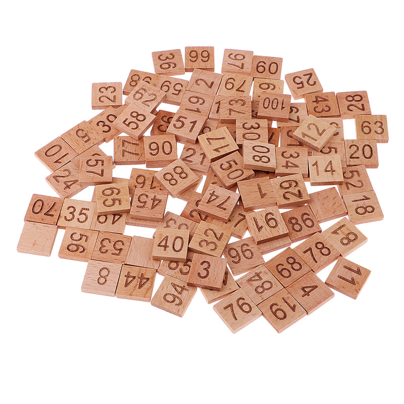 1-100 Continuous Number Board for Kids Montessori Early Learning Educational Toy