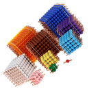 Kids 1-10 Beads Bar Cubes for Montessori Mathematics Early Learning Building Blocks Toy Gift