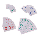 Montessori Mathematics 1-9000 Number Cards Paper for Math Counting Early Learning Toy
