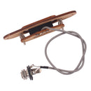 Alnico V 3 Poles Humbucker Pickup Set Output Socket for 3-String Cigar Box Guitar Replacement Parts