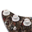 Tone Volume Control Prewired Pickguard Plate Humbucker Pickups Alnico V for ST Guitar Instrument Accs