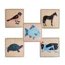 Montessori Zoology Material - 5 Animal Skeleton Puzzles Toy Gift for Kids