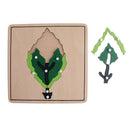 Montessori Botany Material 3 Plywood Plant Puzzles Toy Gift for Children