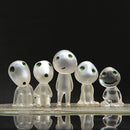 Set of 5 Mini Luminous Tree Elves Doll for Children Cartoon Character Toys Gift Gardening Ornament