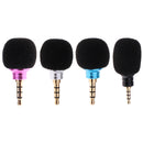 Mini Portable Diameter 3.5mm Mic Microphone for Recorder Mobile Smart Phone Laptop Purple