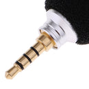 Mini Portable Diameter 3.5mm Mic Microphone for Recorder Mobile Smart Phone Laptop Silver