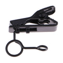 Durable Metal Small Microphone Hands Free Collar Tie Clip with Ring 6mm for Stage Show Mic Accessory