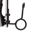 Durable Metal Small Microphone Hands Free Collar Tie Clip with Ring 6mm for Stage Show Mic Accessory