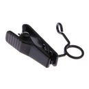 Durable Metal Small Microphone Hands Free Collar Tie Clip with Ring 6mm for Stage Show Mic Accessory