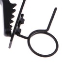 Durable Metal Small Microphone Hands Free Collar Tie Clip with Ring 10mm for Stage Show Mic Accessory