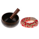 Hand Hammered Chakra Singing Bowl Set Tibetan Buddhist Meditation Yoga Decor