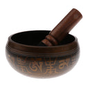 Hand Hammered Chakra Singing Bowl Set Tibetan Buddhist Meditation Yoga Decor