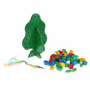 Children Early Educational Toys Wooden Fruit Trees Stringing Beads Play Toy