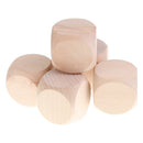 5pcs Blank Dices Set D6 6 Sided Dices for Dungeons & Dragons RPG MTG Board Games Casino Props